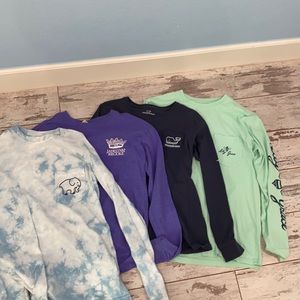 4 pack variety long sleeves